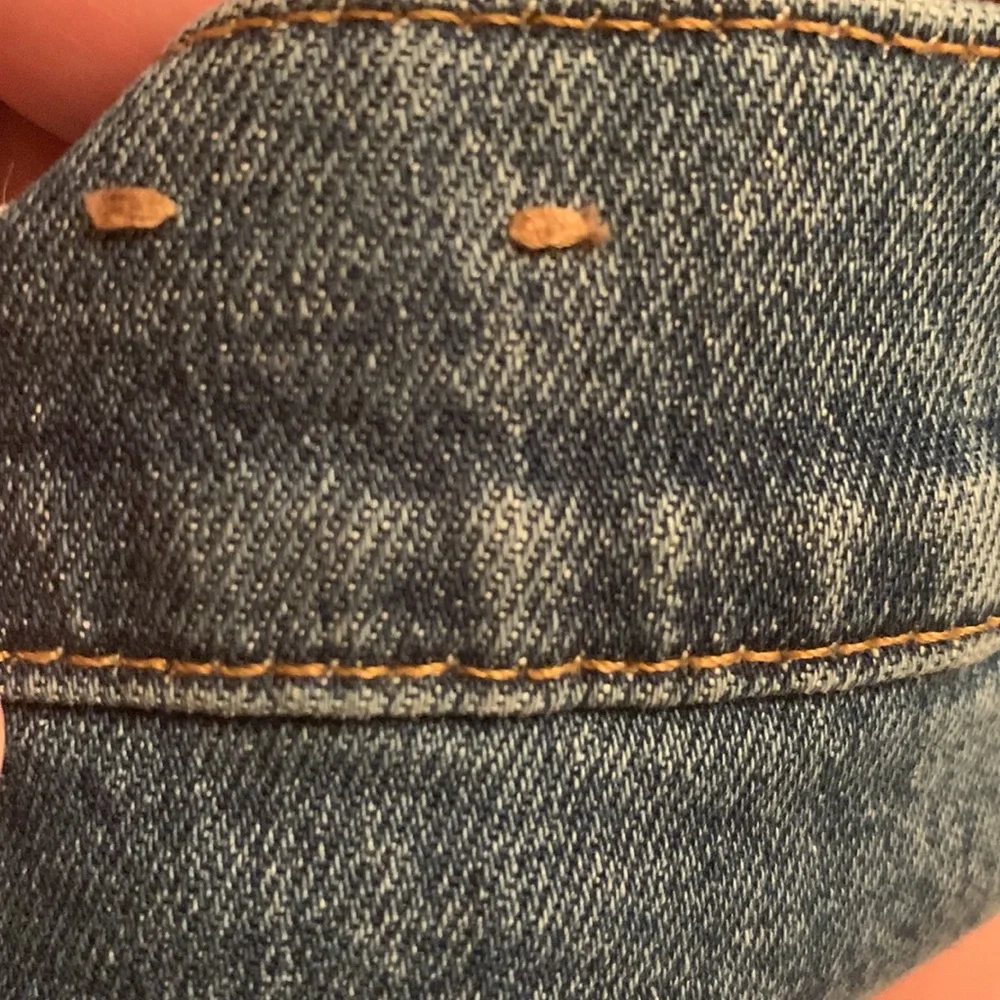Madewell distressed raw